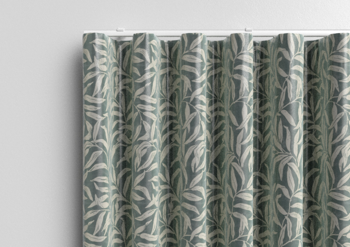 Trailing Vines, Victorian Blue - Made to Measure Curtains - Image 13